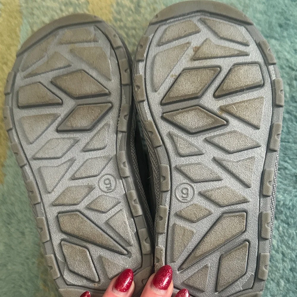 Target Kids' Cozy Gray Slippers